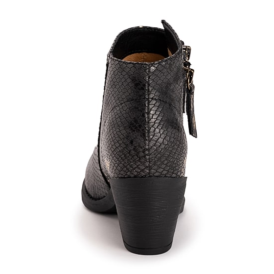 Muk Luks Womens Yellowstone Yardley Block Heel Booties
