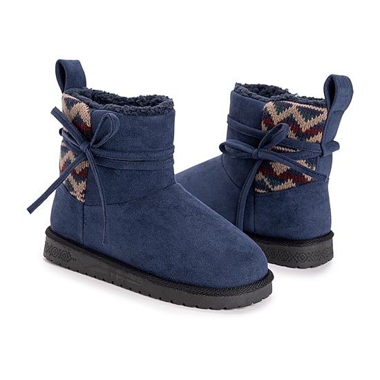 Muk Luks Womens Teenie Flat Heel Winter Boots