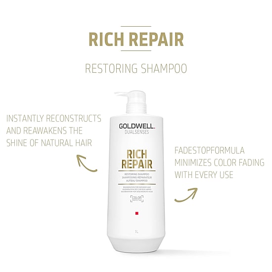 Goldwell Dualsenses Rich Repair Restoring Shampoo 33.8 oz.