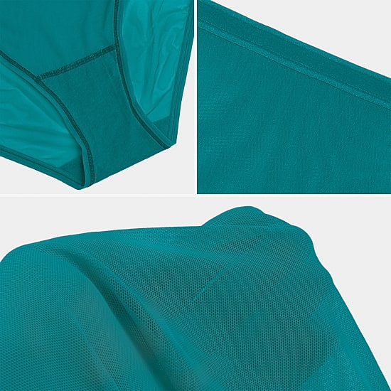Curvy Couture Sheer Mesh High Cut Brief-1313