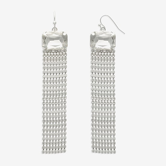 Mixit Womens Cubic Zirconia Hypoallergenic Drop Earrings