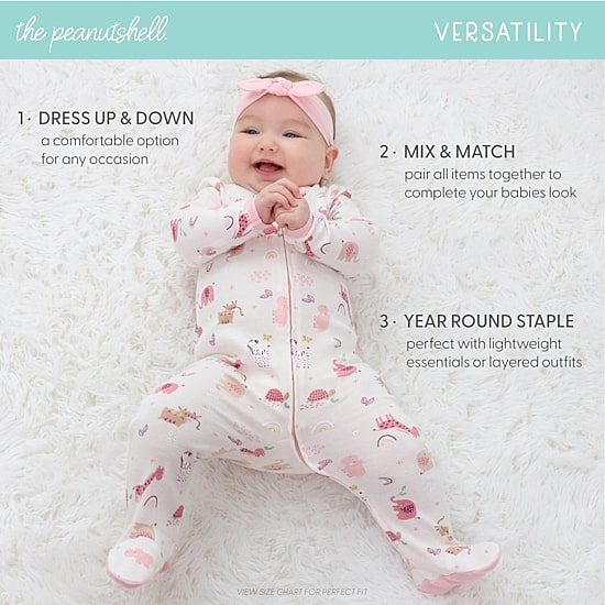 The Peanutshell Rainbow Safari Baby Girls Knit 23-pc. Baby Clothing Set