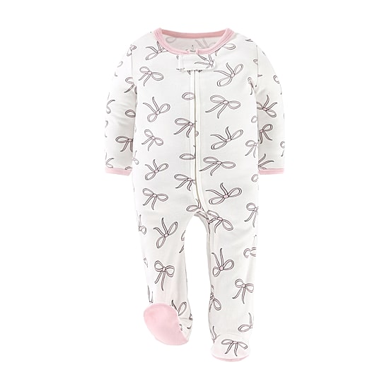 The Peanutshell Balletcore Baby Girls 3-pc. Bows Sleep and Play