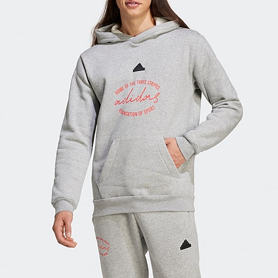 adidas Mens Long Sleeve Active Hoodie