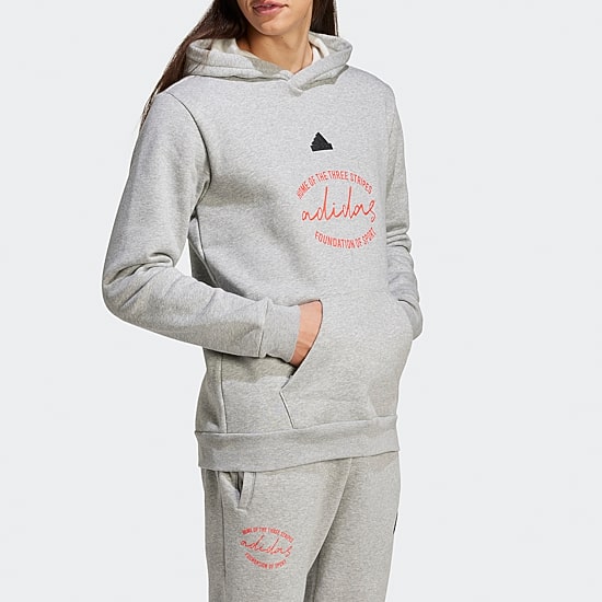 adidas Mens Long Sleeve Active Hoodie