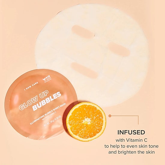 I Dew Care Glow Up Bubbles Brightening Face Mask