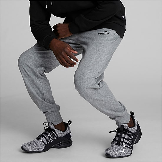 PUMA Essentials Mens Ankle Mid Rise Regular Fit Knit Active Jogger Pant