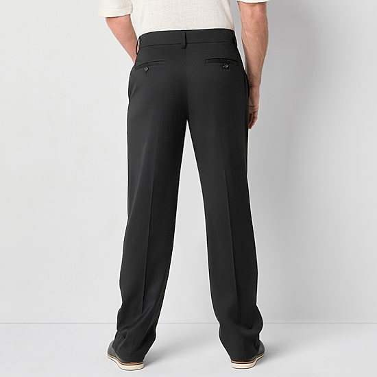 Stafford Coolmax All Season Ecomade Mens Adaptive Classic Fit Flat Front Suit Pant
