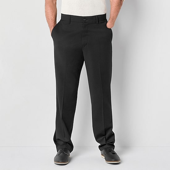 Stafford Coolmax All Season Ecomade Mens Adaptive Classic Fit Flat Front Suit Pant