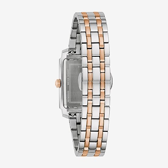 Bulova Sutton Womens Two Tone Stainless Steel Bracelet Watch 98l328