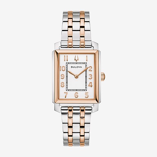 Bulova Sutton Womens Two Tone Stainless Steel Bracelet Watch 98l328