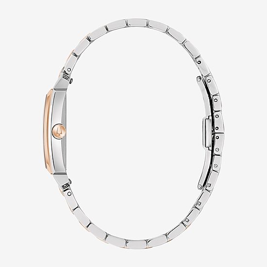 Bulova Sutton Womens Two Tone Stainless Steel Bracelet Watch 98l328