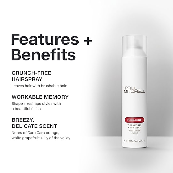 Paul Mitchell Worked Up Hair Spray 9.4 oz.