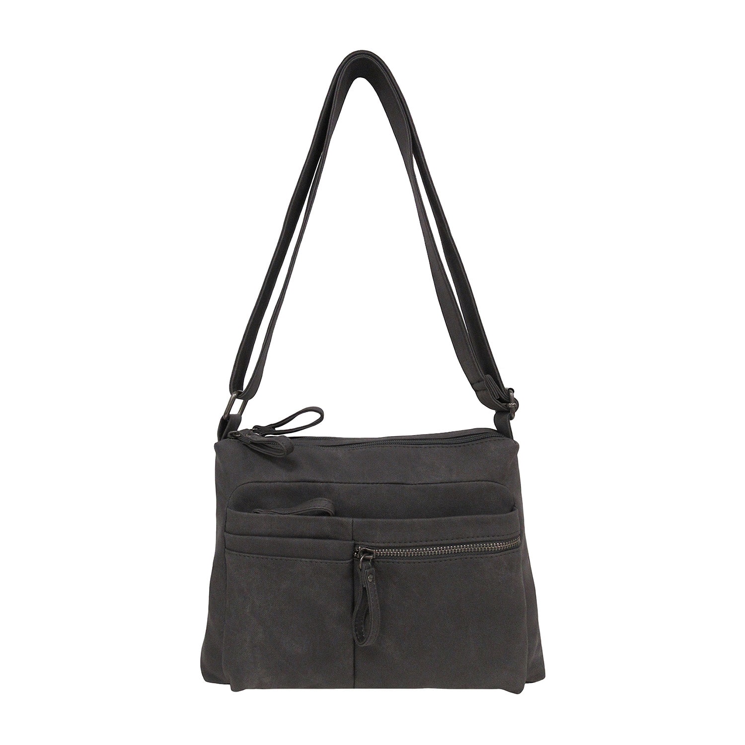 Bueno of California North South Zip Washed Crossbody Bag