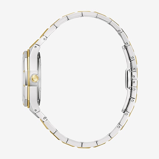 Bulova Prestige\N Womens Two Tone Stainless Steel Bracelet Watch 98p234