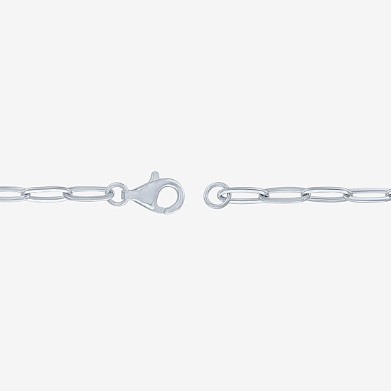 Gemstone Sterling Silver 18 Inch Tennis Necklace