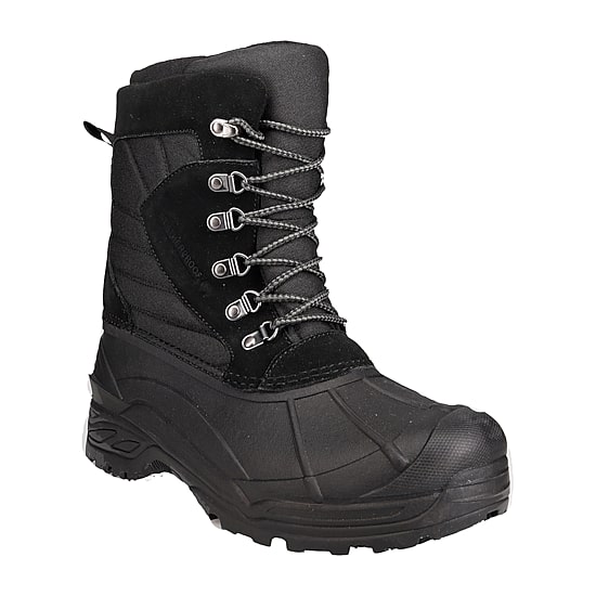Weatherproof Mens Badger Waterproof Flat Heel Winter Boots