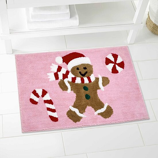 Avanti Gingerbread Man Bath Rug