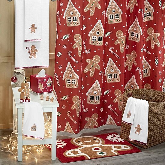 Avanti Gingerbread Man Bath Rug
