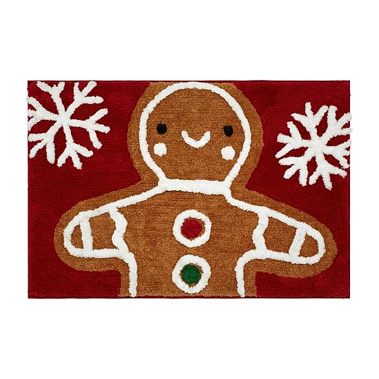 Avanti Gingerbread Man Bath Rug