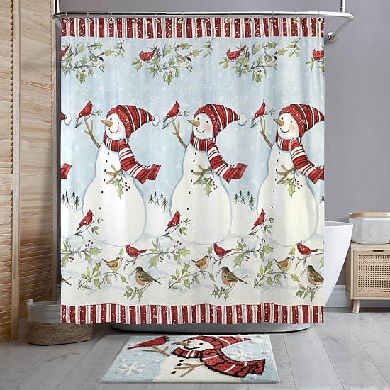 Avanti Holiday Cheer Shower Curtain