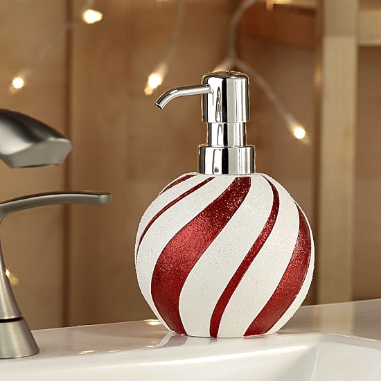 Avanti Glitter Ornament Soap Dispenser