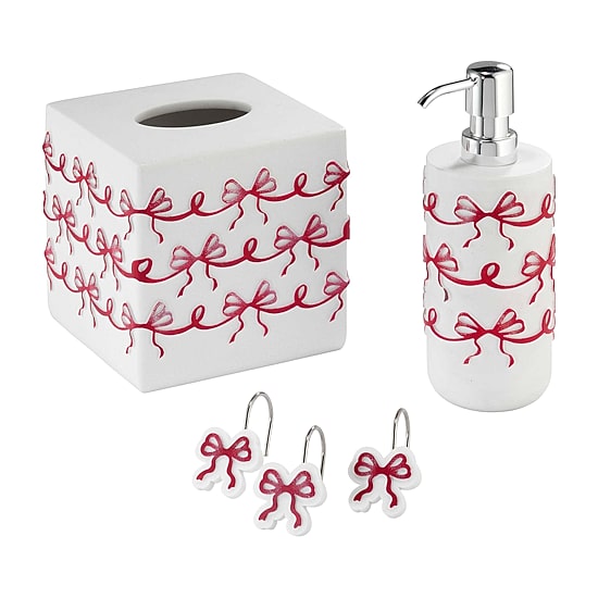 Avanti Christmas Bows Soap Dispenser