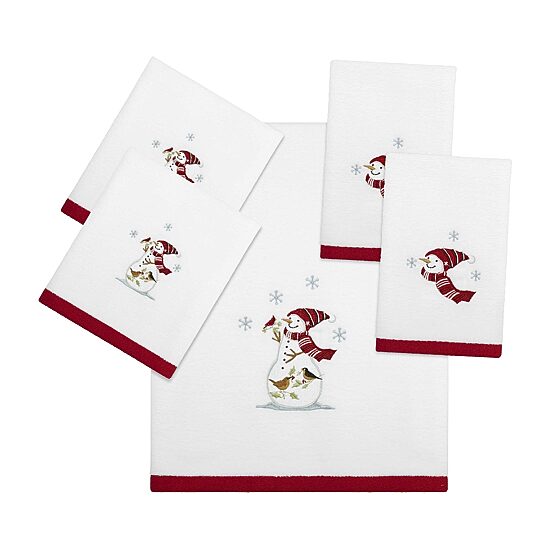 Avanti Holiday Cheer 2-pc. Embellished Fingertip Towel