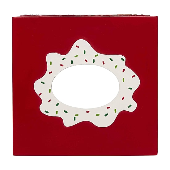 Avanti Gingerbread Man Tissue Box Cover
