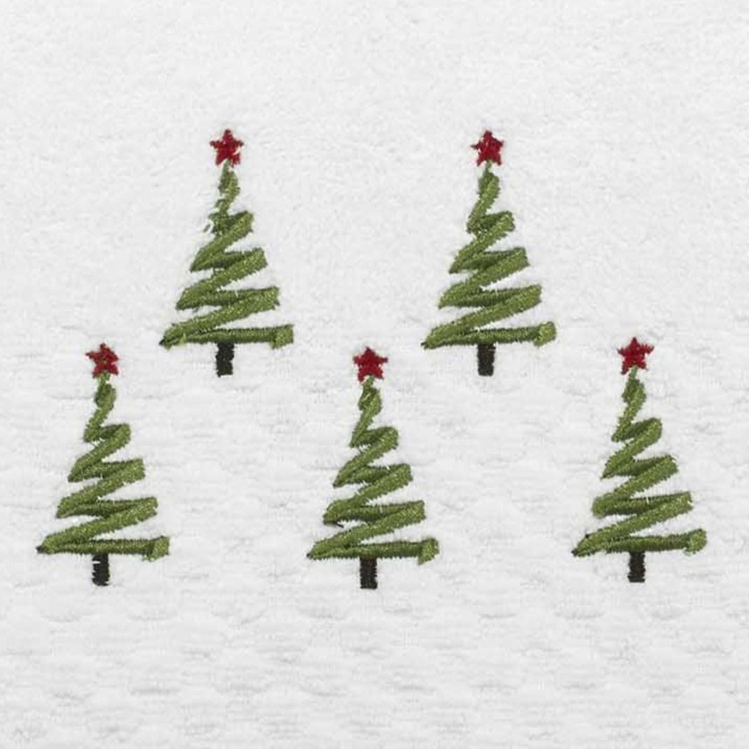 Avanti Ribbon Tree 2-pc. Embellished Hand Towel
