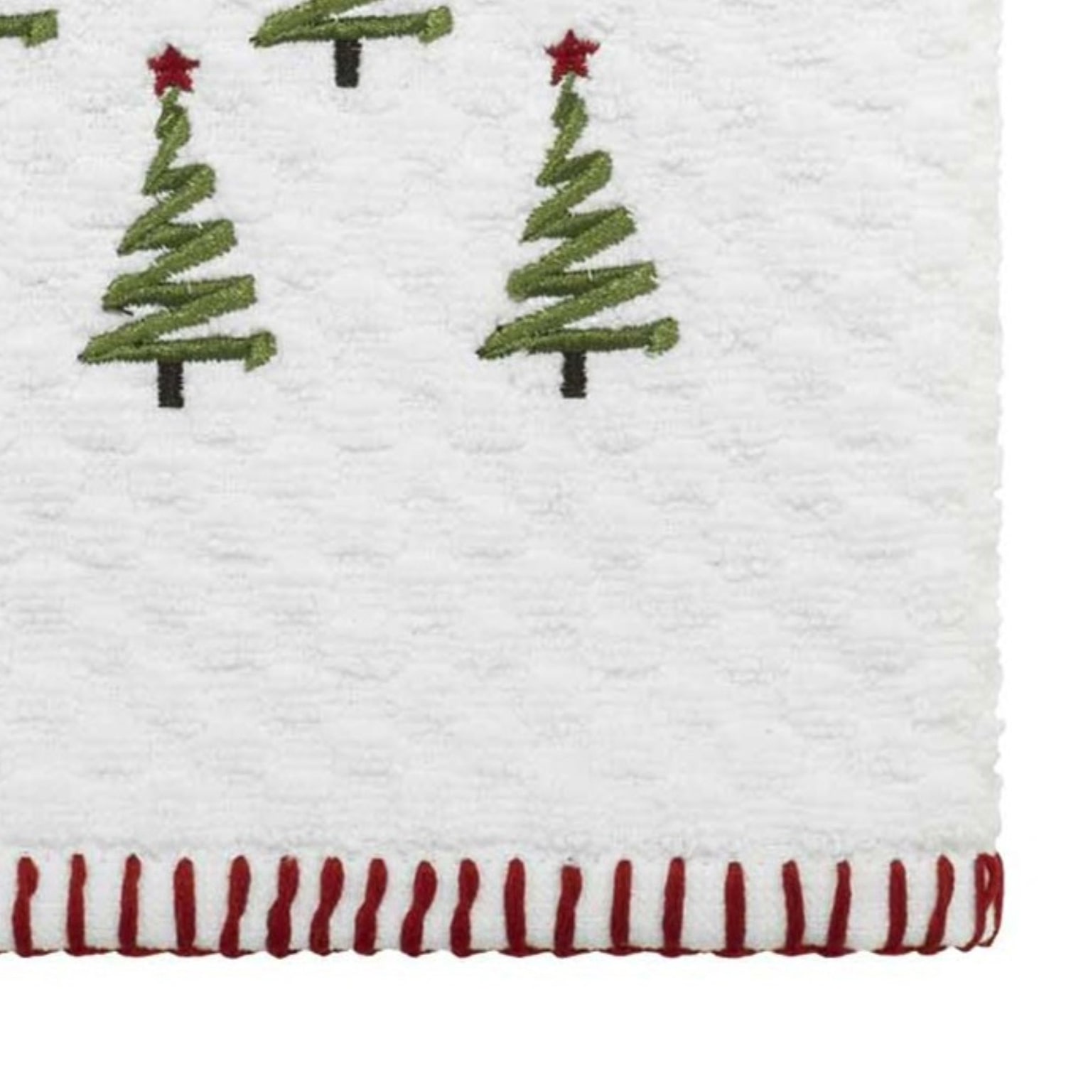 Avanti Ribbon Tree 2-pc. Embellished Hand Towel