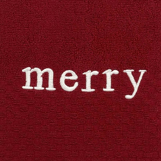 Avanti Merry 2-pc. Embellished Hand Towel