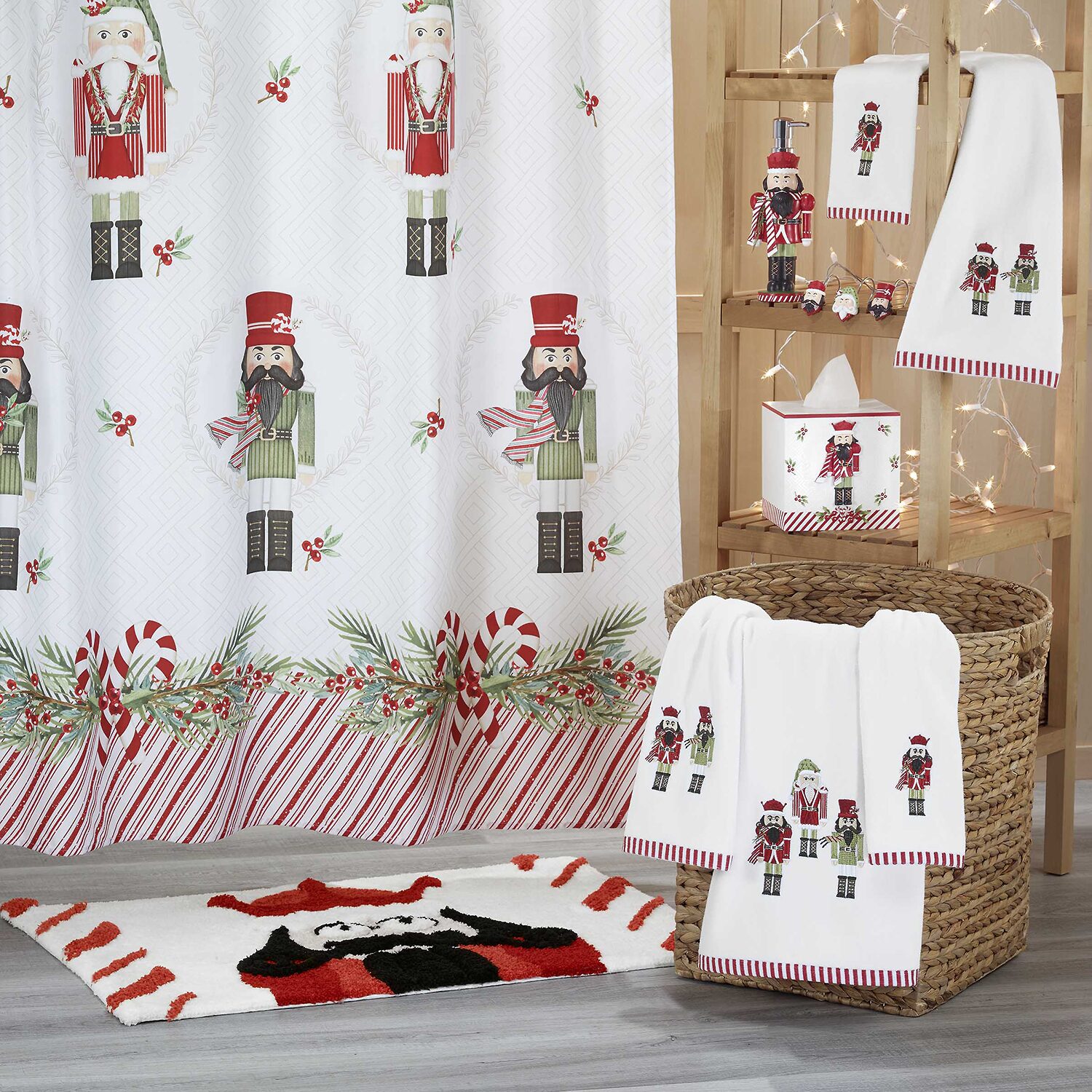 Avanti Peppermint Nutcracker Soap Dispenser