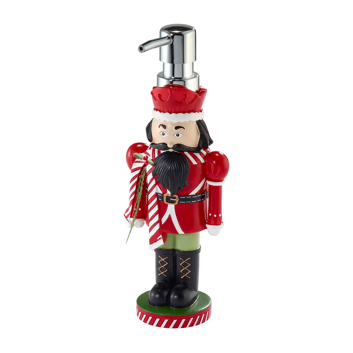 Avanti Peppermint Nutcracker Soap Dispenser