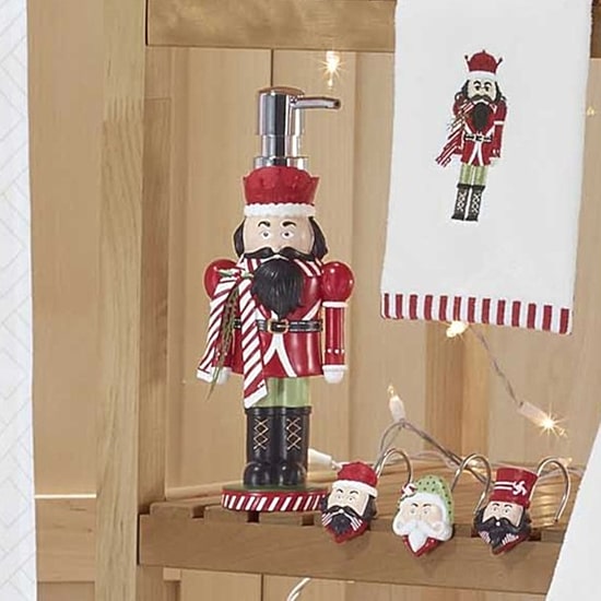 Avanti Peppermint Nutcracker Soap Dispenser