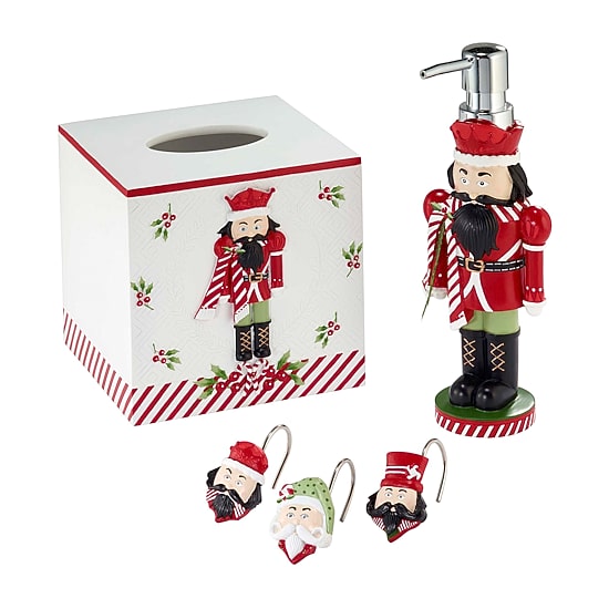 Avanti Peppermint Nutcracker Soap Dispenser