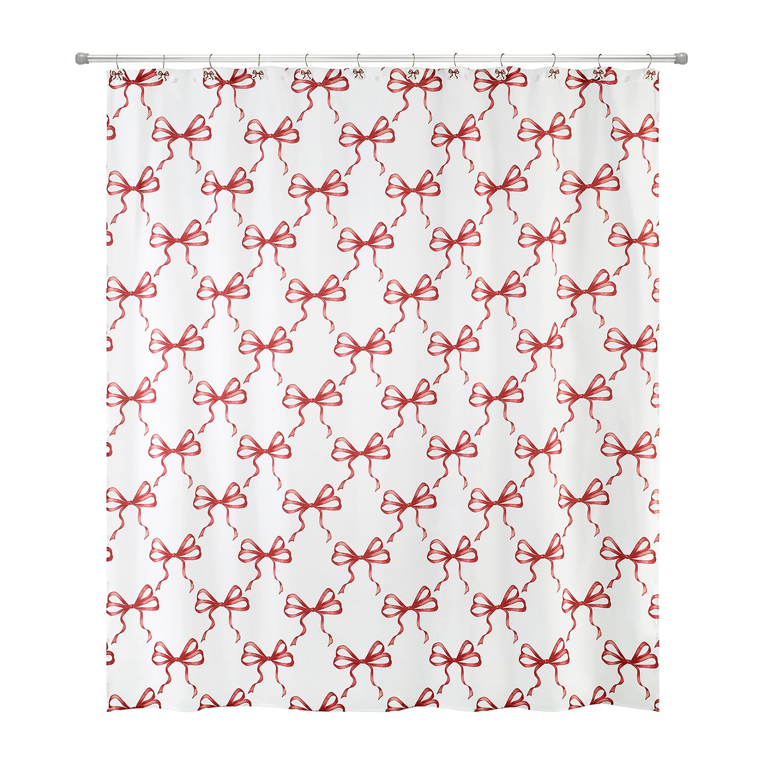 Avanti Christmas Bows Shower Curtain