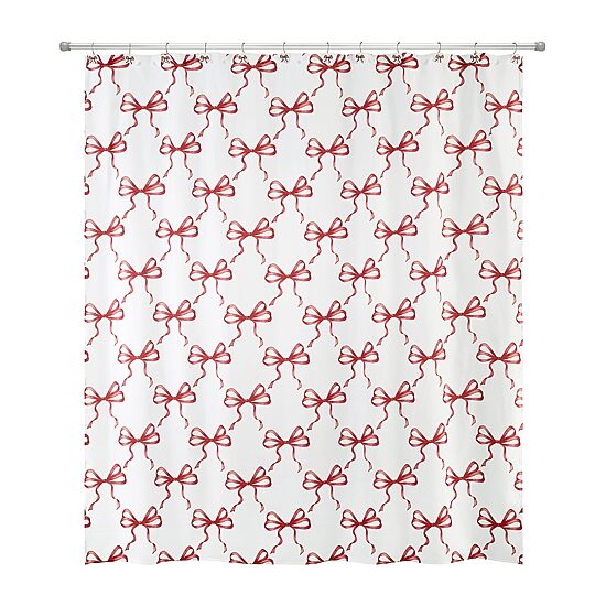 Avanti Christmas Bows Shower Curtain
