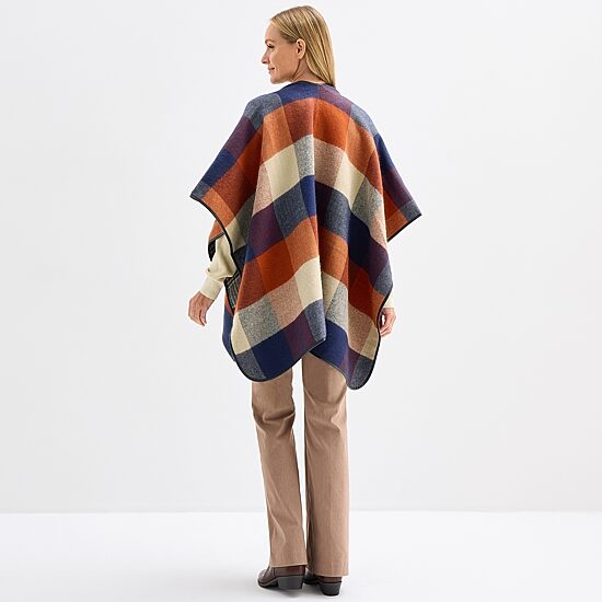 Liz Claiborne Reversible Plaid Wrap