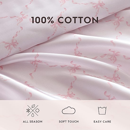 Laura Ashley Bow Ribbon Sheet Set
