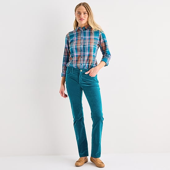 St. John's Bay Womens Tall Mid Rise Straight Corduroy Pant