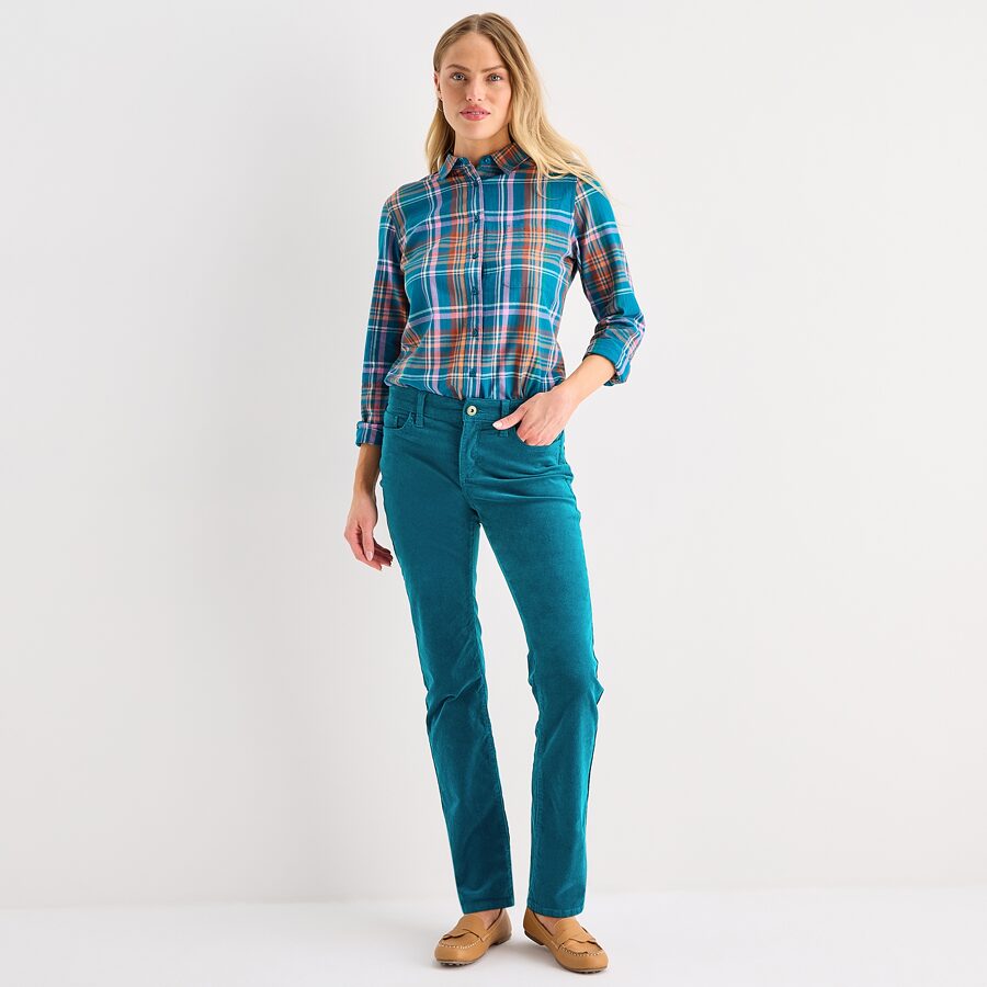 St. John's Bay Womens Tall Mid Rise Straight Corduroy Pant by JCPenney