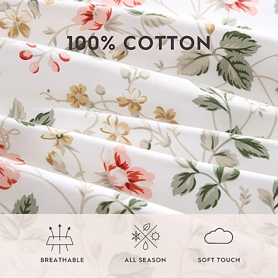 Laura Ashley Meadow Floral Sheet Set