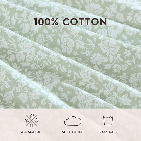 Laura Ashley Heirloom Ditzy Sheet Set