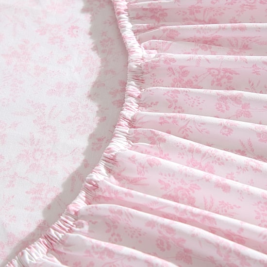 Laura Ashley Floral Toile Sheet Set