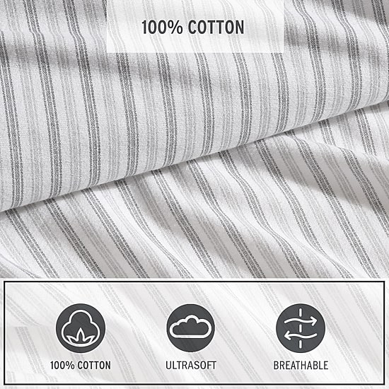 Eddie Bauer Ticking Stripe Sheet Set