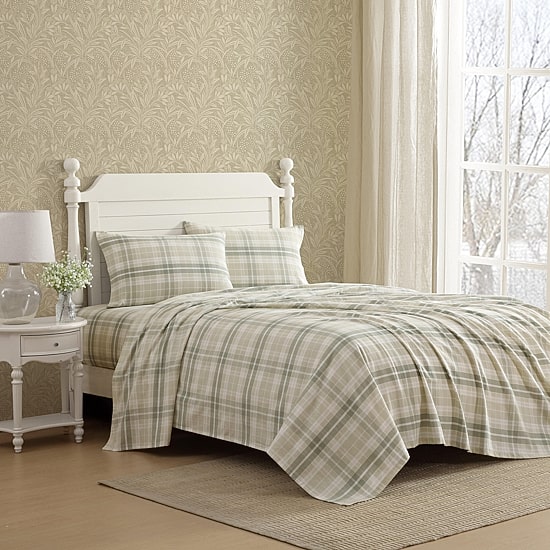Laura Ashley Mulholland Plaid Sheet Set