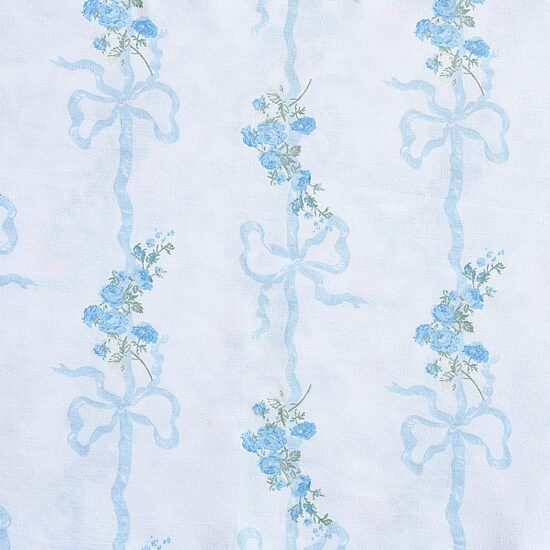 Laura Ashley Floral Ribbon Sheet Set