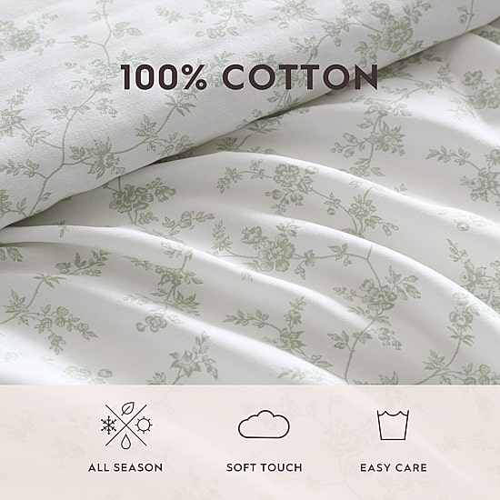 Laura Ashley Fiona 300tc Sheet Set