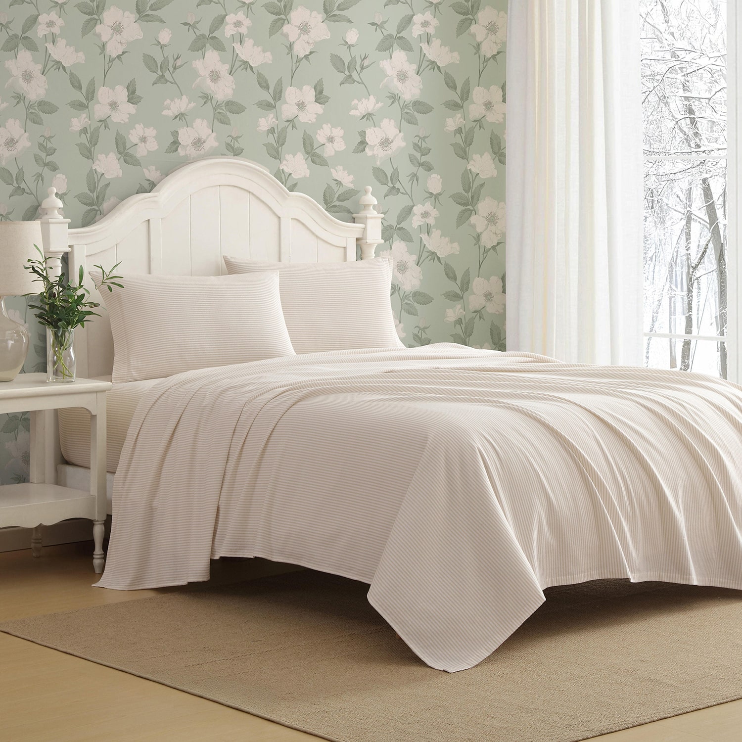 Laura Ashley Oxford Stripe Sheet Set